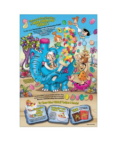 Post Fruity PEBBLES with Marshmallows Cereal - Gluten Free Sweetened Rice Breakfast Cereal - 11oz Small Box - Buy Online on GoSupps.com