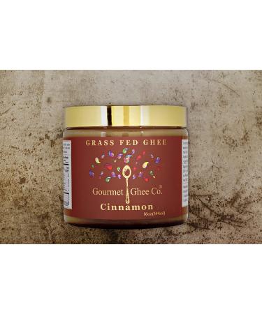 Gourmet Ghee Co. Cinnamon Ghee - Grass-Fed, Pasture-Raised, Non-GMO, 16 oz - Buy Online on GoSupps.com