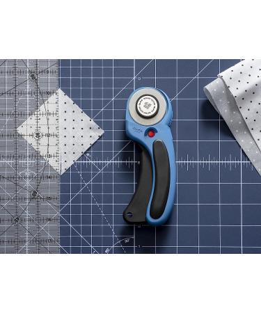 OLFA 45mm Ergonomic Rotary Cutter (RTY-2DX/PBL) for Crafts, Sewing, Quilting - Pacific Blue - Buy Online on GoSupps.com