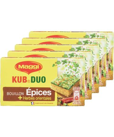 Maggi Bouillon KUB DUO Oriental Spices and Herbs (10 Tablets) 105g - Pack of 5 - Buy Online on GoSupps.com