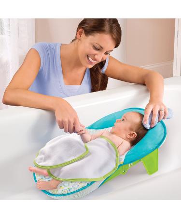 Summer Bath Sling with Warming Wings (Teal) - Sink or Tub Bath Support - Buy Online on GoSupps.com