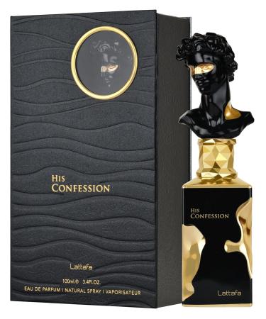 Lattafa His Confession for Men Eau de Parfum Spray 3.4 Ounce / 100 Ml Spicy - Buy Online on GoSupps.com