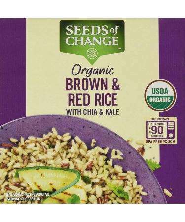 Seeds of Change Brown & Red Rice with Chia & Kale 8.5oz - 6 Pack - Buy Online on GoSupps.com