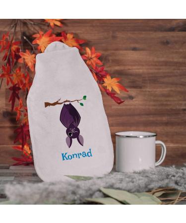 Personalized Hot Water Bottle - Cozy 800ml Cover | Custom Text | Gift Idea for Kids & Adults | Stamp Factory - Buy Online on GoSupps.com