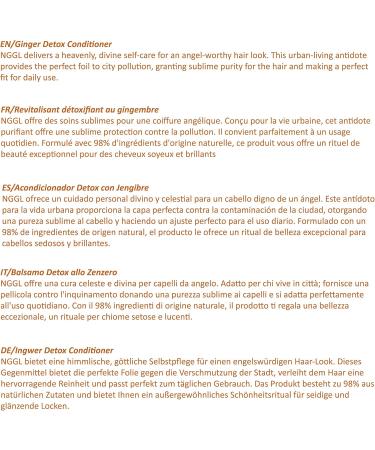  ClaRose ClaRose Detoxifying and Purifying Vegan Conditioner Enriched with Ginger Extract and Citronella Oil for Attacked Hair 500 ml - Buy Online on GoSupps.com