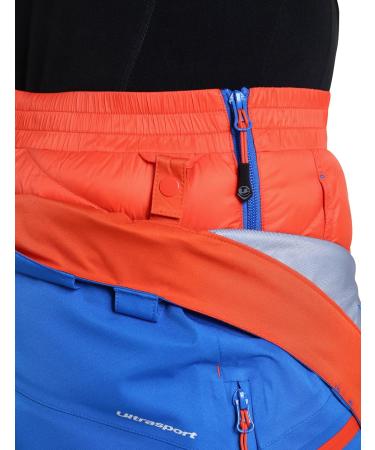 Ultrasport Professional Men s Inuit 3 in 1 Ski Pants - Waterproof Breathable Snowboard Pants with RECCO - Blue/Orange Outdoor Gear - Buy Online on GoSupps.com