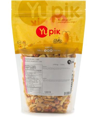 Yupik Singapore Mix Crunchy Rice Cracker Mix 0.45Kg 0.45 kg (Pack of 1) - Buy Online on GoSupps.com