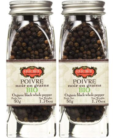 ERIC BUR Organic Black Peppercorns 50 g - Pack of 2 - Buy Online on GoSupps.com
