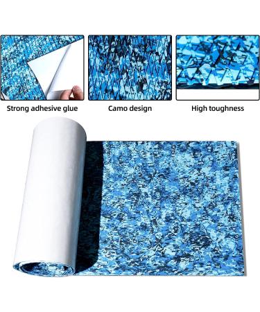 FOCEAN Ocean Camo EVA Foam Boat Decking | Marine Mat for Motorboat, RV, Yacht, Kayak, Surfboard | 94.5'' x 23.6'' | Boat Carpet with Non-Slip Technology - Buy Online on GoSupps.com