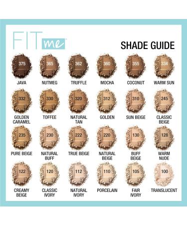 Maybelline Fit Me Matte + Poreless Powder - Natural Ivory 112 - 8.5g (1 Pack) - Buy Online on GoSupps.com