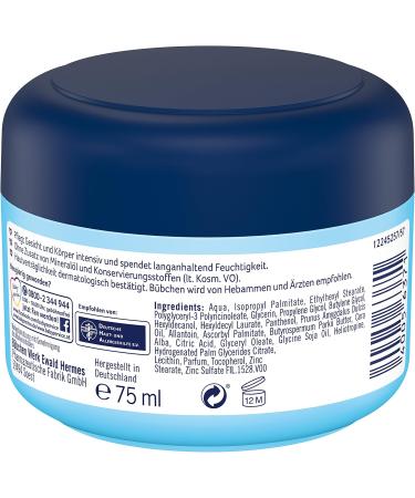 B bchen Sensitive body and face cream for delicate baby skin with almond oil 4 x 75 ml - Buy Online on GoSupps.com