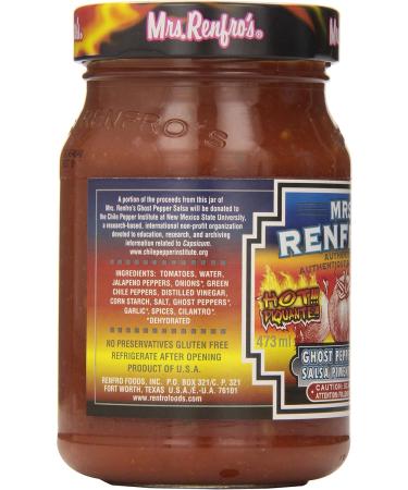 Mrs. Renfro's Ghost Pepper Salsa 6-Count - Buy Online on GoSupps.com