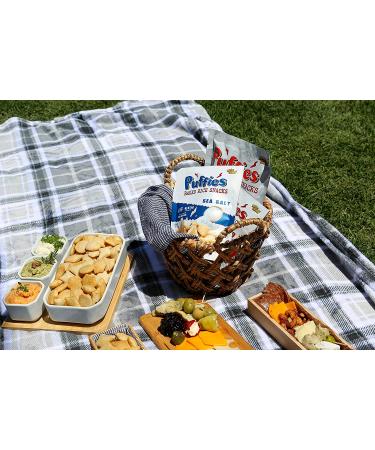 Rise Buddy Puffies - Plant-based Baked Gluten-free Snacks, 6 Packs x 2.12 oz - Variety Pack - Buy Online on GoSupps.com