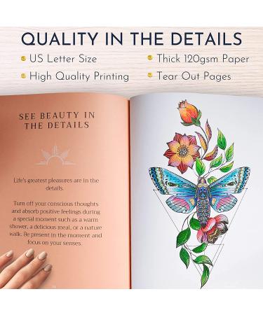 Adult Coloring Book for Women - Mindfulness & Personal Growth Prompts - Stress Relief & Relaxation, Anxiety Color Book - Express Yourself with Coloring Books for Adults - Buy Online on GoSupps.com