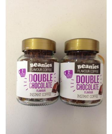 Beanies The Flavour Co Beanies Pack of 2 double chocolate pots of 50g