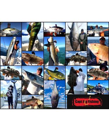 Capt Jay Fishing Red Head 200mm Saltwater Popper Lure for Surf Fishing - Topwater Floating Poppers - Buy Online on GoSupps.com