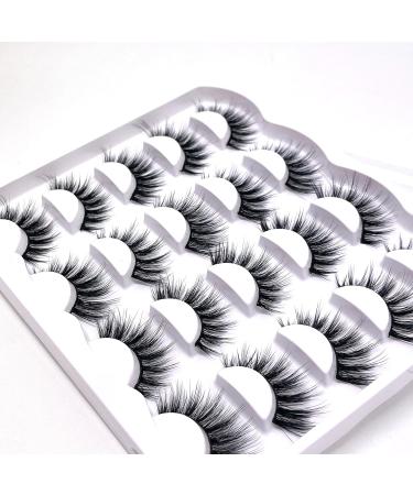 Buy 3D Faux Mink False Eyelashes - 10 Pairs Dramatic Fluffy & Reusable | Lifernilash - Buy Online on GoSupps.com