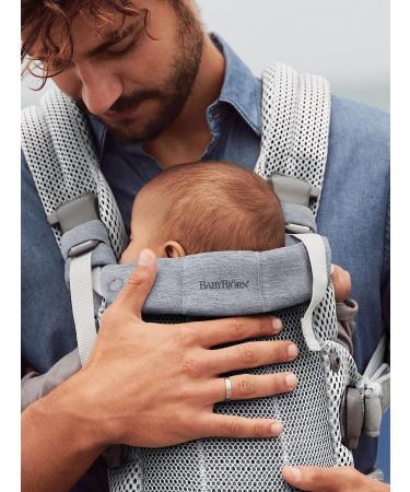 BabyBjrn Baby Carrier Harmony 3D Mesh Silver - Breathable and Comfortable - Buy Online on GoSupps.com