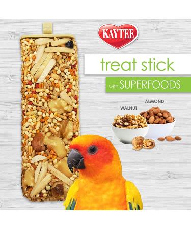 Kaytee Walnut and Almonds Avian Treat Stick with Superfood 5.5 Ounce (Pack of 1) - Buy Online on GoSupps.com
