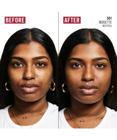  Rimmel Rimmel London Kind & Free GLOW IT UP Moisturizing Foundation 501 Hazelnut Soothes sensitive skin Healthy and luminous color All-day hydration 30 ml - Buy Online on GoSupps.com