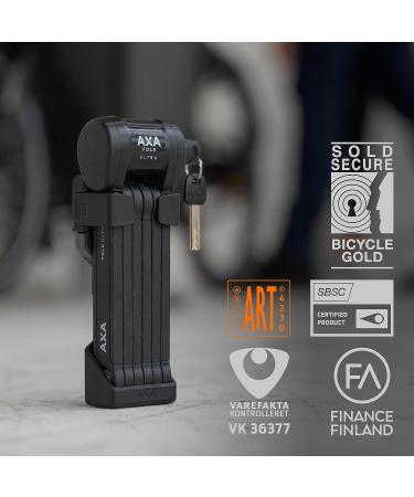 Buy Axa Fold Ultra 90 Bicycle Lock - High Security Level 14 for Cargo Bikes E-Bikes & Speed Pedals | Includes 2 Keys - International Shipping Available - Buy Online on GoSupps.com