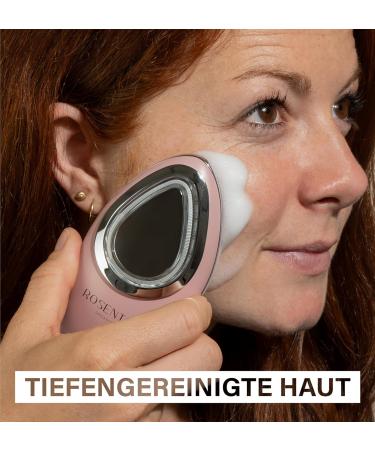 Rosental Organics Multifunctional EMS Cleaning Brush 4-in-1 Facial Cleaning Brush Vibrating Heat Ion Technology Facial Cleaning Brush for Deep Cleaning for All Skin Types - Buy Online on GoSupps.com