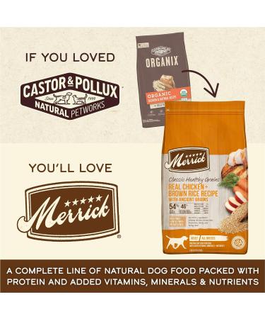 Castor & Pollux ORGANIX Organic Chicken & Oatmeal Dry Dog Food - 4 lb. Bag - Buy Online on GoSupps.com