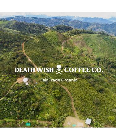 Death Wish Coffee Instant Dark Roast - 8 Single Serve Packets | USDA Organic Blend of Arabica & Robusta with 300mg Caffeine | World's Strongest Coffee - Bold & Intense - Buy Online on GoSupps.com