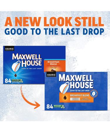 Maxwell House Breakfast Blend Light Roast K-Cup Coffee Pods - 84 ct Box - Buy Online on GoSupps.com