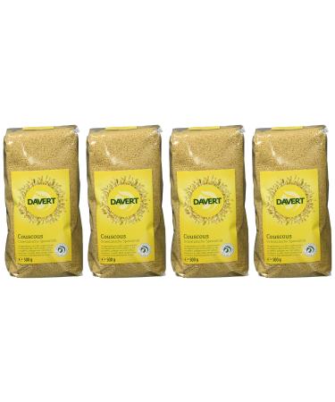 Davert Couscous pack of 4 (4 x 500 g) - Organic 500 g (pack of 4)
