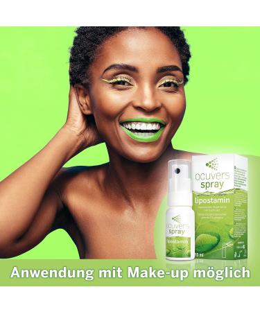 Ocuvers Lipostamin Eye Spray 15ml - Unconserved Eye Relief for Red Eyes & Allergies - Alternative to Eye Drops - Buy Online on GoSupps.com