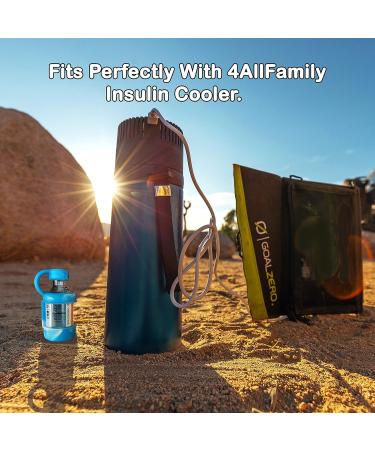 4ALLFAMILY Insulin Vial Protector - 2 Pack Short | Portable Diabetic Vial Sleeve for Kid, Adult, and Dogs | Protective Case for Insulin Vials | Travel-Friendly Holder - Buy Online on GoSupps.com
