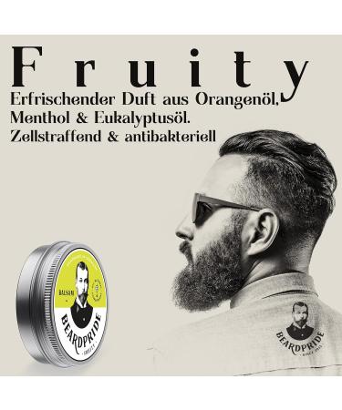 Beardpride Bart Balsam - Vegan Beard Balm for Men | Natural Shea Butter | 55g Gift for Beard Care - Buy Online on GoSupps.com