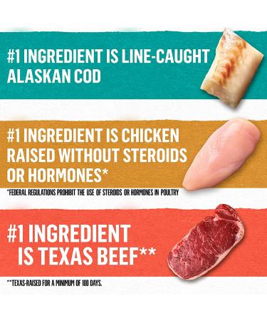 Purina Beyond Grain Free Wet Dog Food Variety Pack - Beef, Chicken & Fish (2 Packs of 6) 13oz Cans - Buy Online on GoSupps.com