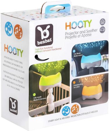 Benbat Hooty Night Light Projector - Sound and Sleep Aid with Starlight Projection for Nursery or Car - Buy Online on GoSupps.com