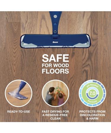 Bona Hardwood Floor Cleaner Refill - 128 fl oz - Residue-Free Cedar Wood Scent | Ideal for Wood Floors - Eco-Friendly Spray Mop Solution - Buy Online on GoSupps.com