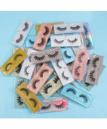 30 Pairs Mixed Styles Reusable Faux Mink 3D False Eyelashes Set with Portable Boxes - Buy Online on GoSupps.com