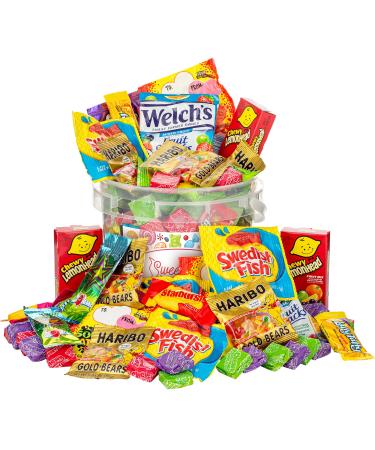 Candy Variety Pack - Bulk Candy Care Package - Assorted Candy Box - Movie Night Supplies, Snack Food Gift, Office Candy Assortment - Gift Box for Birthday Party, Kids, College Students & Adults (2 LBS) 2 Pound (Pack of 1)