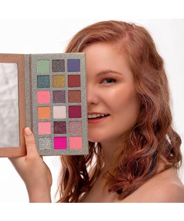 EPILYNX by Dr. Liia Eyeshadow Palette - 18 Blendable Highly Pigmented Shades - Matte Sparkle Colors - Gluten-Free Vegan - All Occasion Makeup - Buy Online on GoSupps.com