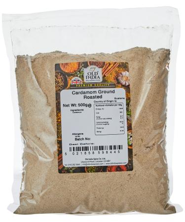 Old India Cardamom Ground Roasted 500g 500 g (Pack of 1)