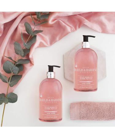 Baylis & Harding Anti-Bacterial Hand Wash Bundle - 9 Bottles, Rhubarb & Pink Pepper/Aloe Tea Tree & Lime, Vegan Friendly - 6 x 500ml + 3 x 500ml - Buy Online on GoSupps.com