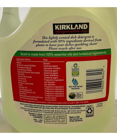 Plant-Based Dish Soap 90oz - Lemon & Clementine Scent | ULTRA SHINE | Eco-Friendly | Sponge Included | International Shipping - Buy Online on GoSupps.com