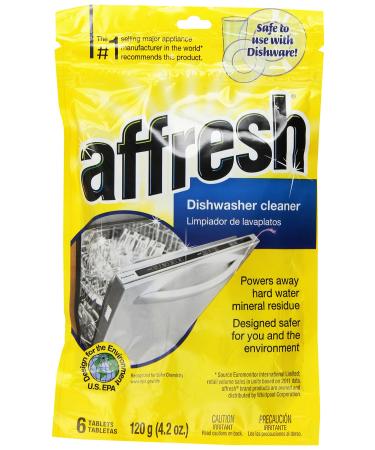 Whirlpool W10282479 Affresh Dishwasher Cleaner, 4.2 oz (3-Pack)