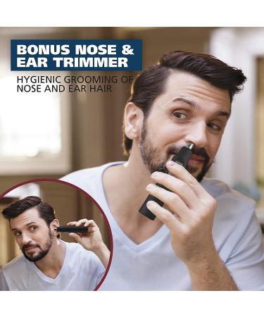 Wahl Cordless Beard Trimmer w EarNoseBrow Trimmer - Buy Online on GoSupps.com