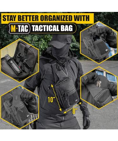 M-Tac Tactical Bag Shoulder Chest Pack - Concealed Carry Handgun Sling Bag (Black) - Buy Online on GoSupps.com