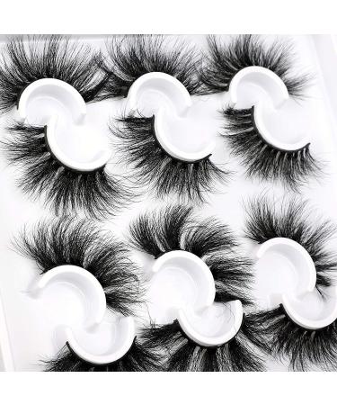 Fluffy Mink Lashes | Dramatic Long Wispy & Thick False Eyelashes | Reusable Luxury Russian Strip Lashes - 6 Styles - Buy Online on GoSupps.com