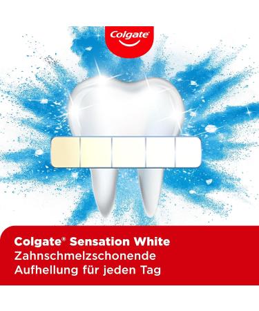 Colgate Sensation White Toothpaste 12x75ml | Gentle Spot Removal for Enamel | Brighten Your Smile - Buy Online on GoSupps.com