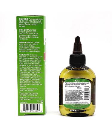Difeel Premium Castor Plus Argan Hair Oil - Pro-Growth & Hydrating Formula 2.5 oz - Buy Online on GoSupps.com