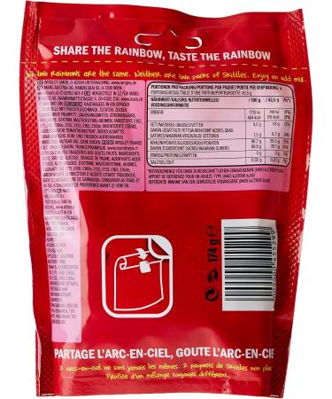 SKITTLES Candy Sweets Fruit in Pouch 173 g Pack of 7 - Buy Online on GoSupps.com