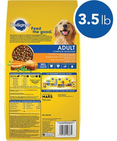 Pedigree Adult Dry Dog Food - Chicken Flavor | All Bag Sizes Available - Buy Online on GoSupps.com